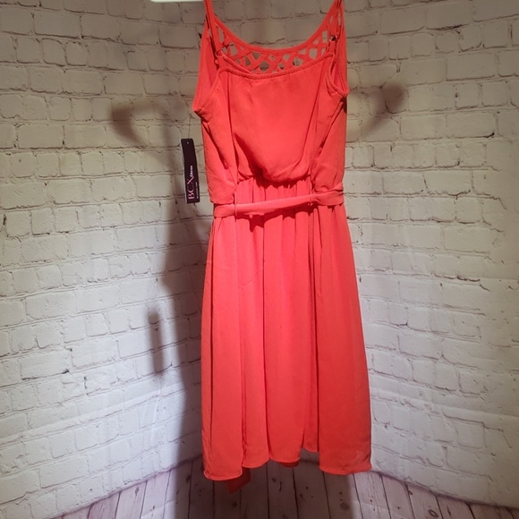 Burnt orange dress by:BCX Dress - Picture 2 of 6